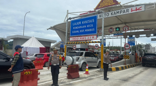 Hati-hati! Arus Balik Riau-Sumbar Meningkat, Polisi Siagakan Tim Urai Macet