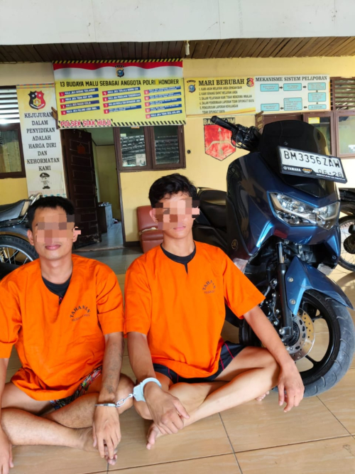 Lengah 5 Menit, NMax Raib di Depan Toko, Polisi Berhasil Bekuk Dua Pelaku di Pekanbaru