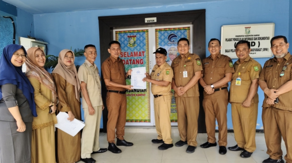 UPT Pendapatan Bangkinang dan Diskominfo Kampar Jalin Kerja Sama Sosialisasikan Pemutihan Pajak