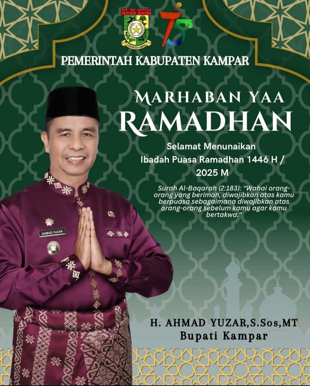 Ucapan Selamat Menyambut Bulan Ramadhan