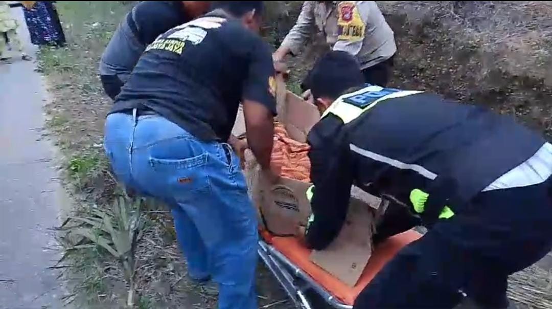 Kecelakaan di Jalan Poros Kebun Sawit, Warga Temukan Pria 70 Tahun Meninggal