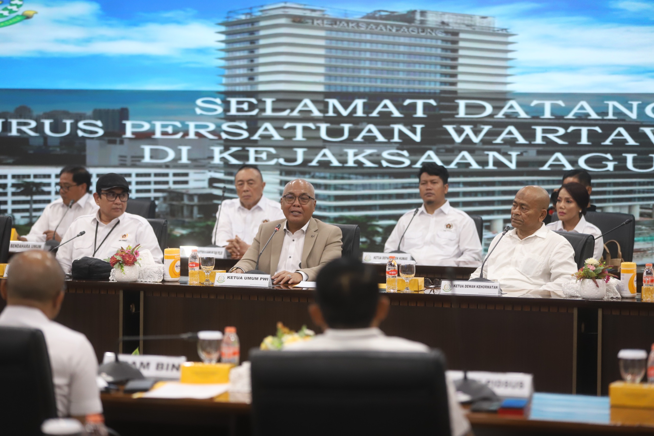 Sambut Kunjungan PWI Pusat, Jaksa Agung Ajak Bersinergi